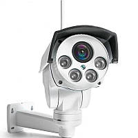 Wifi камера уличная поворотная PTZ с 5Х приближением Boavision B989W 5 Мп (100652) GM, код: 1913611