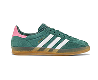 Кроссовки Adidas Wmns Gazelle Indoor 'Collegiate Green Pink'