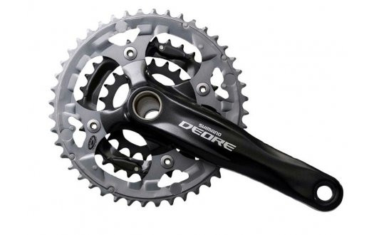 Шатуни Shimano Deore FC-M590 schwarz 175,0 mm 22-32-44 (каретка в комплекті)