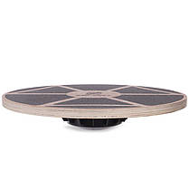 Диск балансувальний  Zelart 39х7,5см з дерева не ковзаючий для тренування рівноваги, фото 2