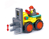 Детская игрушечная Стройтехника 3116B, 7 см подвижные детали (Автопогрузчик) pm