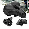 Велосипедна сідло комфортне з амортизаторами I-Bike Black, Gp, фото 5