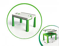 Детский игровой стол с настольным хоккеем 04580/1/2/3/4/5, 2в1 (Зелёный) pm
