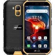 Смартфон не убиваемый, влагозащищенный с функцией нфс на 2 sim Ulefone ARMOR X7 Pro Orange 4/32 гб - фото 1 - id-p2203577323