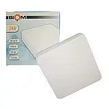 Світильник накладний квадратний Biom BYS-01-24-5 24W 5000К IP33, фото 3