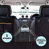 Захисний чохол на заднє сидіння для тварин / автогамак для тварин Black, Gp, фото 7