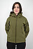 Тактична жіноча куртка Eagle Soft Shell з флісом Green Olive XS, Gp, фото 6