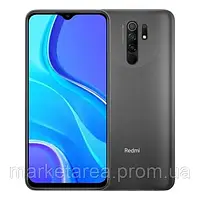 Смартфон с четырьмя камерами и хорошей мощной батареей на 2 симки Xiaomi Redmi 9 3/32Gb Grey ЕВРОПА