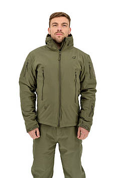 Зимова тактична куртка Eagle Soft Shell WJ-17 (3 в 1) з флісом Green Olive L, Gp