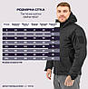 Зимова тактична куртка Eagle з підкладкою Omni-Heat і силіконовим утеплювачем Black S, Gp, фото 2