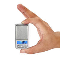 Карманные мини ювелирные электронные весы Domotec Mini2-200 200 гр/0, Gp1, 01гр (3622), Хорошее качество, Ваги