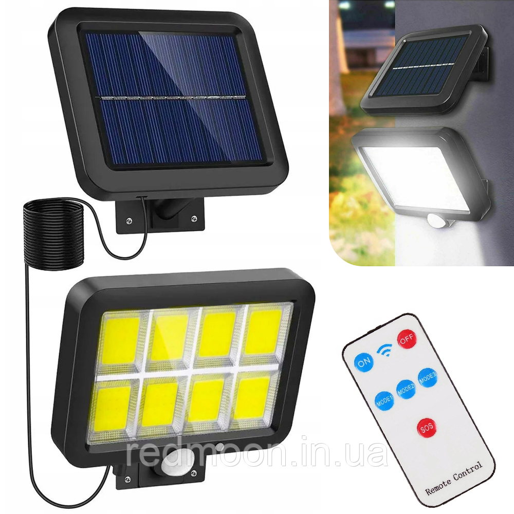 Уличный фонарь с солнечной панелью, BL-T90-8COB + Пульт / LED ...