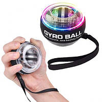 Гироскопический тренажер для кистей рук GYRO BALL PRO LED кистевой эспандер power ball, Gp1, Хорошее качество,