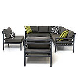 Меблі для тераси «Capri Style» ГРАФІТ Комплект для відпочинку від Mix-Line., фото 10