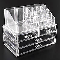 Настольный органайзер для косметики Cosmetic Organizer Makeup Container Storage Box 4 Drawer, Gp1, Хорошее