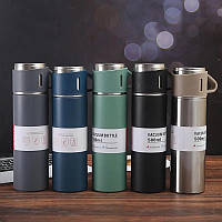 Подарочный набор термос вакуумный с 3 чашками 500 мл, Gp1, Хорошее качество, Термос, Термосы, термос