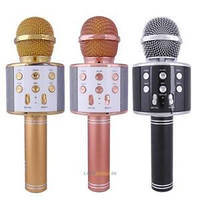 Беспроводной караоке, GN2, микрофон KTV WS 858 Bluetooth, Хорошее качество, караоке, Беспроводной микрофон,
