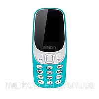 Кнопочный телефон на 2 сим карты AELion A300 Green (корпус Nokia 3310) АКБ1000