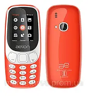 Кнопочный телефон с камерой, фонариком на 2 сим карты AELion A300 Red (корпус Nokia 3310) АКБ1000