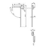 Палець пружинний 6-36-24-260, лівий | Сівалка Poznaniak | 304353005, 3043530050, фото 3