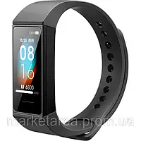 Фитнес-браслет водонепроницаемый с пульсометром и шагомером Xiaomi Mi Band 4C black HMSH01GE(MGW4064GL)