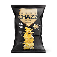 Картофельные чипсы с сыром Чеддер Chazz Naughty Cheddar Chips, 90 г