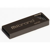 USB флеш накопитель Mibrand 64GB Stingray Grey USB 2.0 (MI2.0/ST64U5G) tm