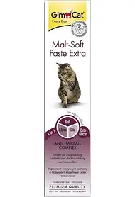 Паста для виведення шерсті зі шлунку у котів GimCat Every Day Malt-Soft Paste Extra 200 г