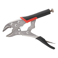 Кліщі затискні універсальні 180 мм обгумована ручка