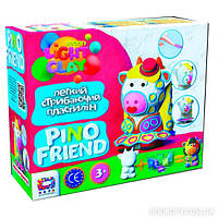 Набор легкого прыгающего пластилина Pino Friend "Диди" TM Moon light clay 70061 с фигуркой nm