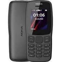 Кнопочный телефон нокиа синий с фонариком на 2 сим карты Nokia 106 1,8" АКБ 800 мА*ч DS Dark Grey
