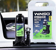 Домкрат гідравлічний пляшковий Winso 5 т 195-380 мм