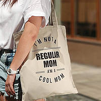 Эко сумка Regular mom (бежевая) tm