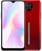 Смартфон со сканером отпечатка пальца и четырьмя камерами на 2 сим карты Blackview A80S 4/64 Red