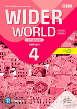 Wider World (2nd edition) for Ukraine 4 Workbook. Pearson / Робочий зошит