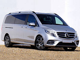 Бокові пороги AMG Short/Long 2 зсувних дверки для Mercedes Vito / V-class W447 2014-2024 рр