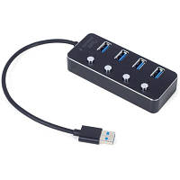 Концентратор Gembird USB 3.0 4 ports switch black (UHB-U3P4P-01) tm