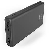 Батарея универсальная Hama ALU15HD 15000mAh Input:Micro-USB/Type-C, Output:Type-C(3A),2*USB-A(2,4A), Anthracit