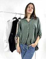 Стильные женские рубашки оптом L&N moda, лот - 6 шт, цена - 19.5 Є за шт.