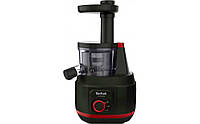 Соковыжималка Tefal Juiceo шнековая 150Вт, чаша-0.8л, жмых-0.8л, насадка для цитрусовых, пластик,