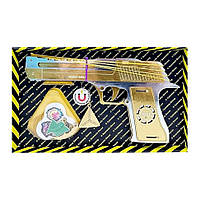 Собранная модель Резинкострел "DESERT EAGLE" DE-G-B, GOLD nm