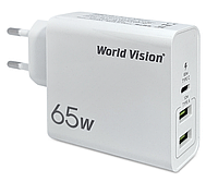 Зарядное устройство World Vision 65W PD Charger tm