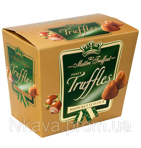 Цукерки трюфелі Fancy Truffles hazelnut flavour Maitre Truffout , 200 гр, фото 2