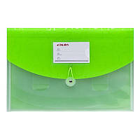 Папка на резинке А4 DL5226 4 отделения (Зеленый) nm