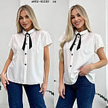 Блуза жіноча н802-41550 гл, фото 3