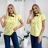 Блуза жіноча н802-41550 гл, фото 4