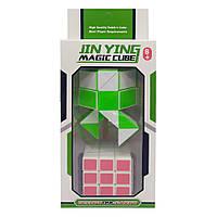 Кубик со змейкой T1110 в коробке (Зеленый) nm