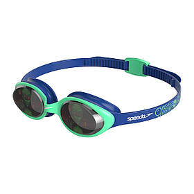 Окуляри для плавання Speedo ILLUSION 3D PRT JU синій, зелений дит OSFM