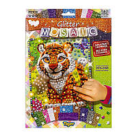 Креативна творчість "Glitter Mosaic Tiger" БМ-03-03 блискуча мозаїка pm