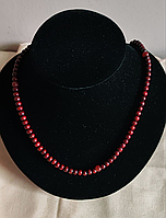 2 шт Ожерелье на шею красного цвета 40см Код/Артикул 87